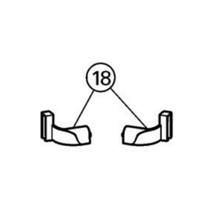 Huppe 501 Design pure, 059627 set verbindingsstukjes