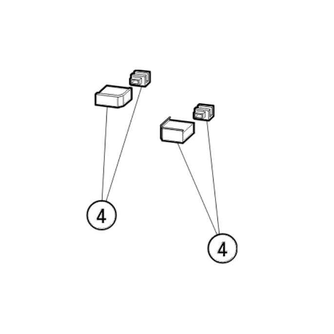 Huppe Vista pure, 066307 set geleiders *niet meer leverbaar*
