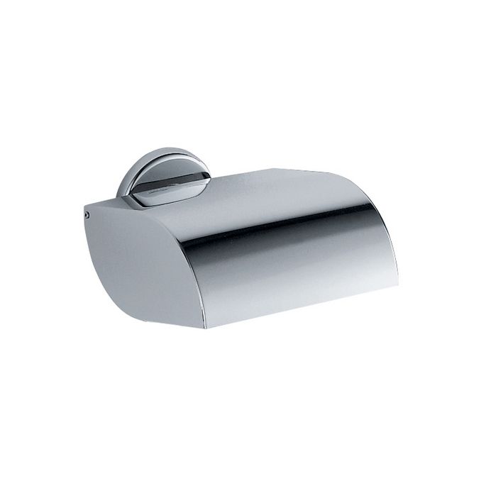 Inda Colorella A23270CR toiletrolhouder met klep chroom