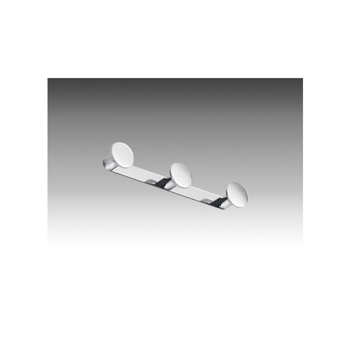 Inda Hotellerie - One AV120CCR drievoudige kledinghaak chroom