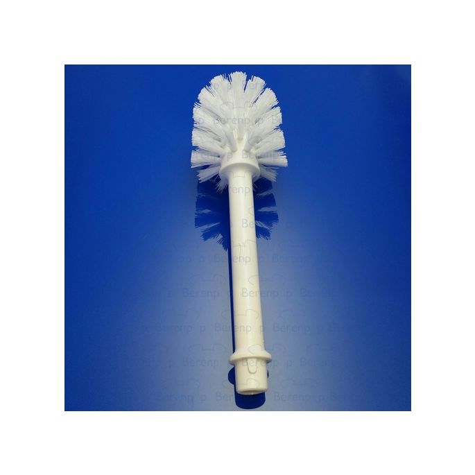 Inda RV0140 borstelkop wit met halve steel voor toiletborstel