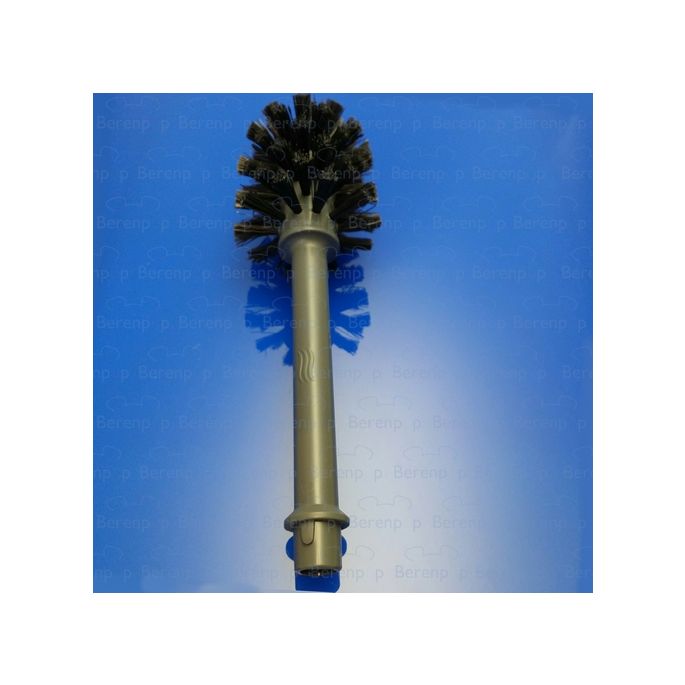 Inda RV014B closetborstelkop antraciet met halve steel voor toiletborstel