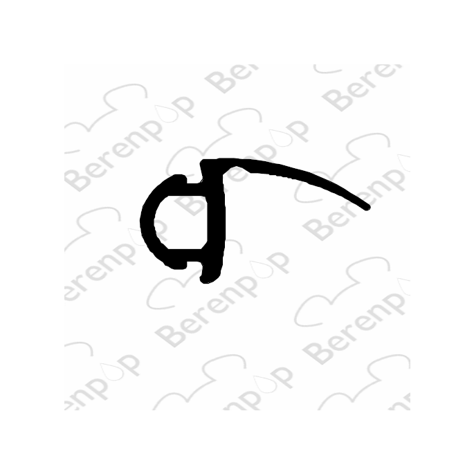 Inda Sim 6000 RBGV13209900 scharnierdichting 150cm voor badwand 2-delig *niet meer leverbaar*