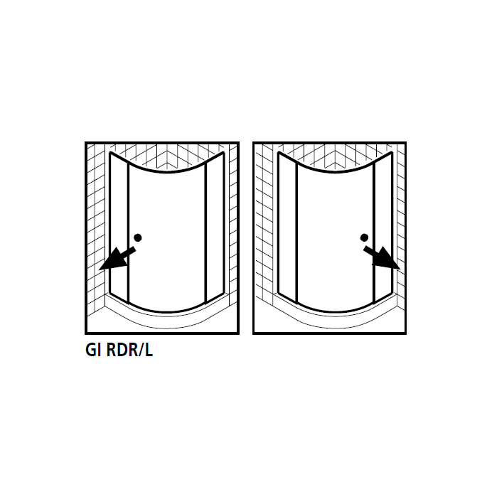 Kermi 2534063 gebogen spatwaterdichting 6mm