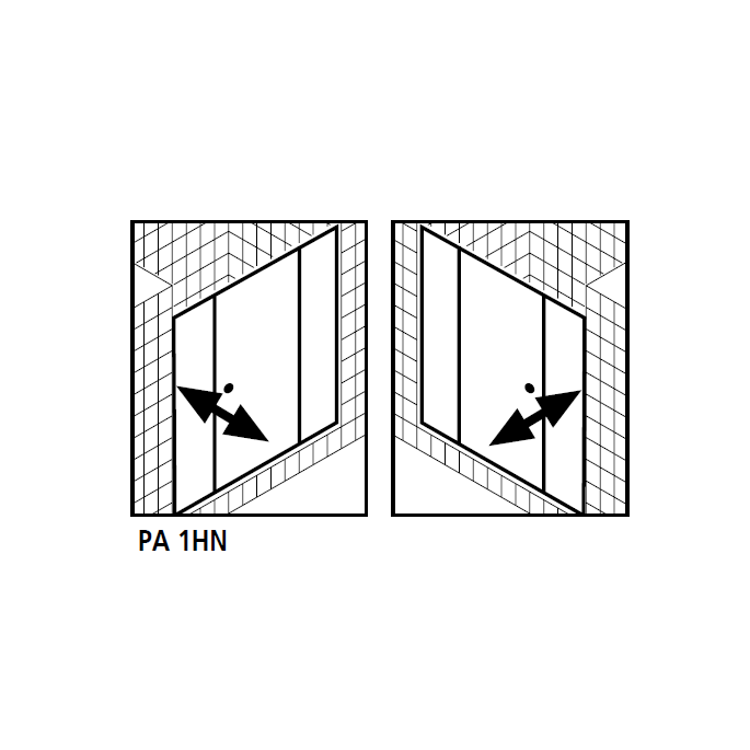 Kermi 2534071 spatwaterdichting 1 x 98,5cm - 8mm