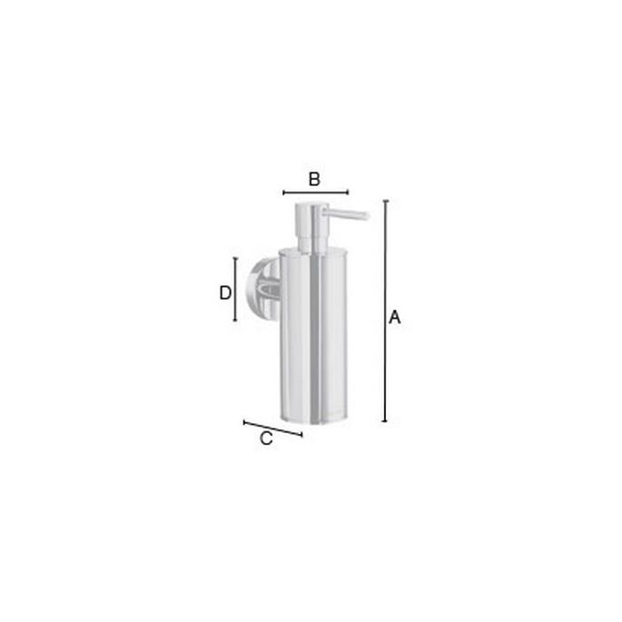 Smedbo Home HB370 zeepdispenser zwart