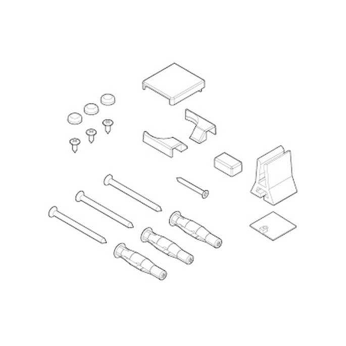 Novellini R01BN1BSV1-K montageset chroom