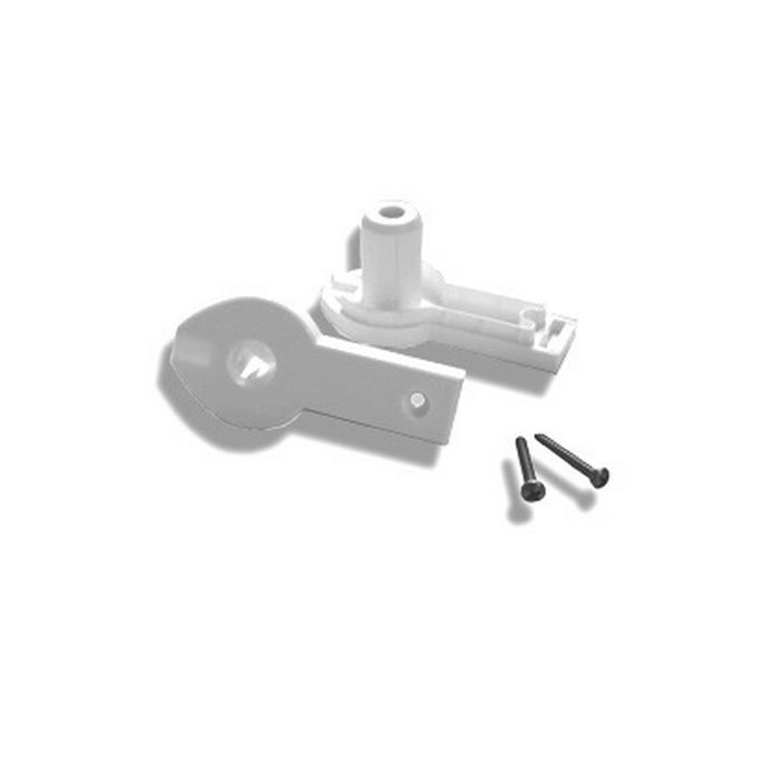 Novellini R02GIF-26 set eindkappen wit (Ral 9010) *niet meer leverbaar*