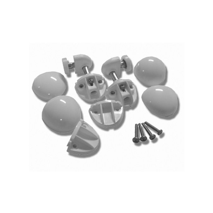 Novellini R03KI2PSU1-D set wieltjes wit 030/ chroom