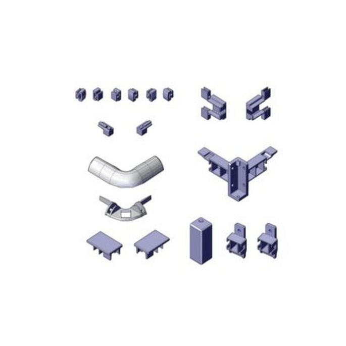 Novellini R04BEA01-K set hoekstukken chroom