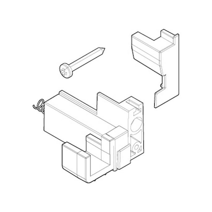 Novellini R06BJAHD1-K ondergeleider rechts chroom