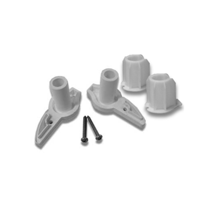 Novellini R07PET-26 scharnierdelenset wit ral 9010