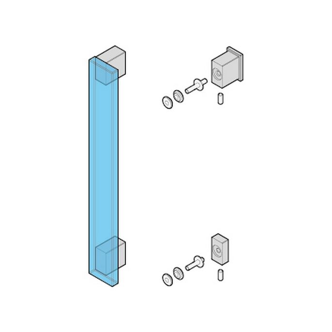 Novellini R40MAROS2-K handgreep chroom
