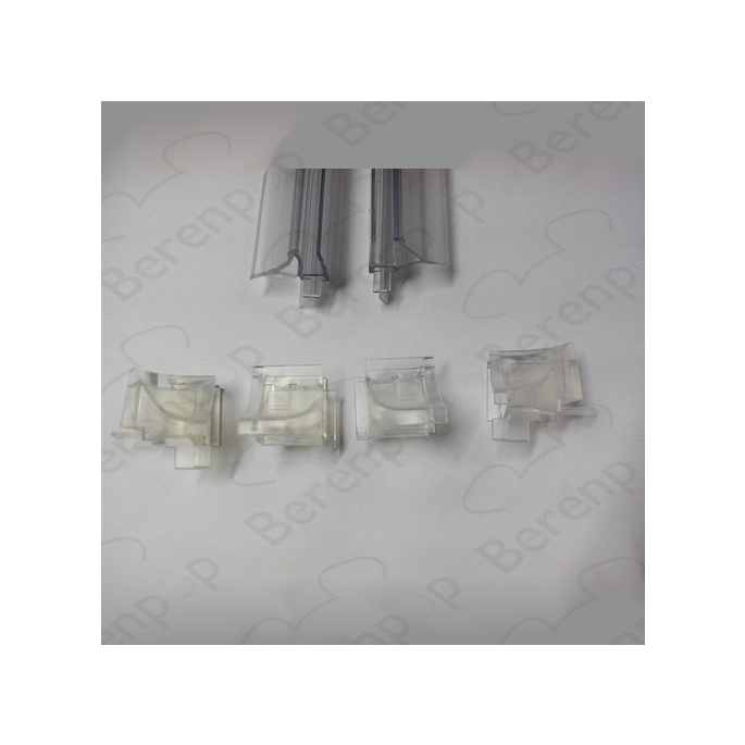 PDPlan Cristal CRA088 set lekstrippen inclusief 4 hoekjes tbv hoekinstap