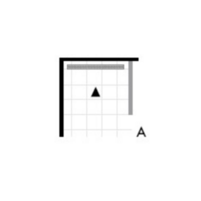 Easy Drain EDMI1200 Multi afvoergoot 120x9.8x2cm zij-uitloop 80-110mm RVS (zonder rooster) (OUTLET)