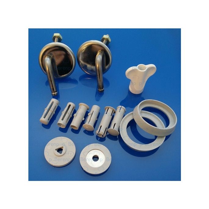 Pressalit B47P999 Dania en Selandia set verstelbare scharnieren chroom