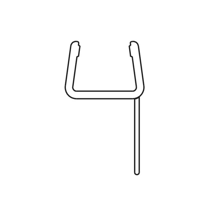 Provex Soft 1485SA00F afwateringsstrip 92cm, transparant, voor glasdikte 8mm