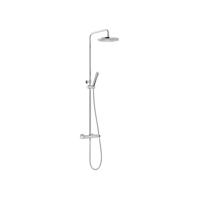 Pure Cinca CN5316 telescopische douche opbouwset met thermostaat chroom
