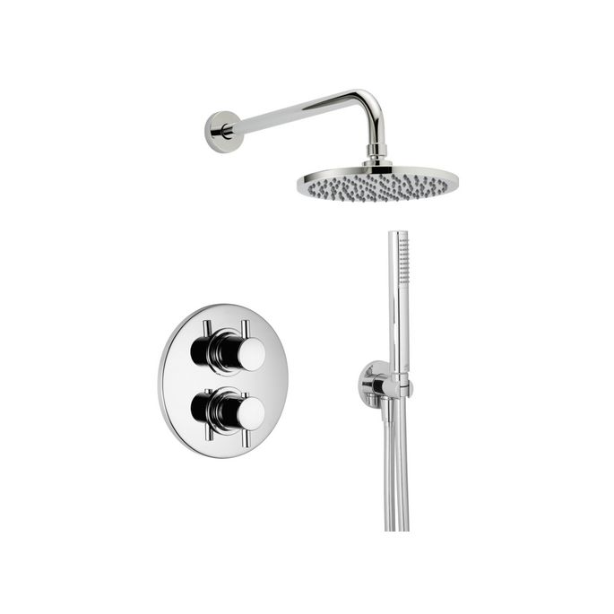 Pure Duero DU5425-WI douche inbouwset met thermostaat mat wit