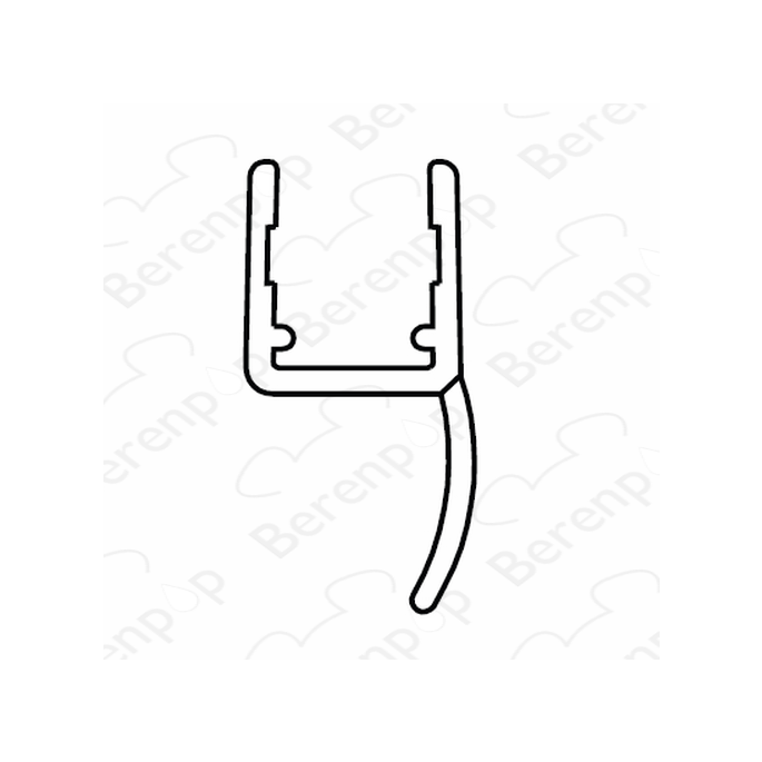 San4U Sealday SD077 lippendichtingsprofiel, 200cm, 8mm *niet meer leverbaar*