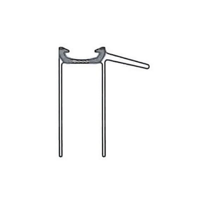 Sealskin Duka Natura GUMD472 afdichtprofiel 100cm transparant, 6mm *niet meer leverbaar*