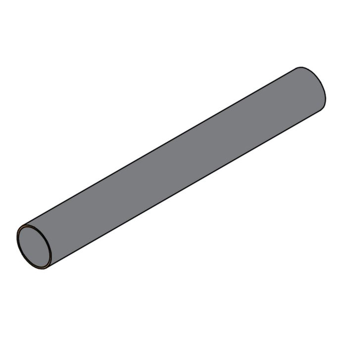 Clou CL1060604284 muurbuis 200mm ø25mm t.b.v. Mini Suk sifon gunmetal geborsteld PVD
