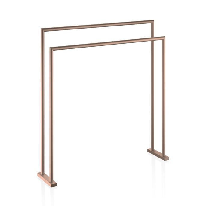 Decor Walther 0503515 HT 5 staande handdoekhouder mat koper PVD