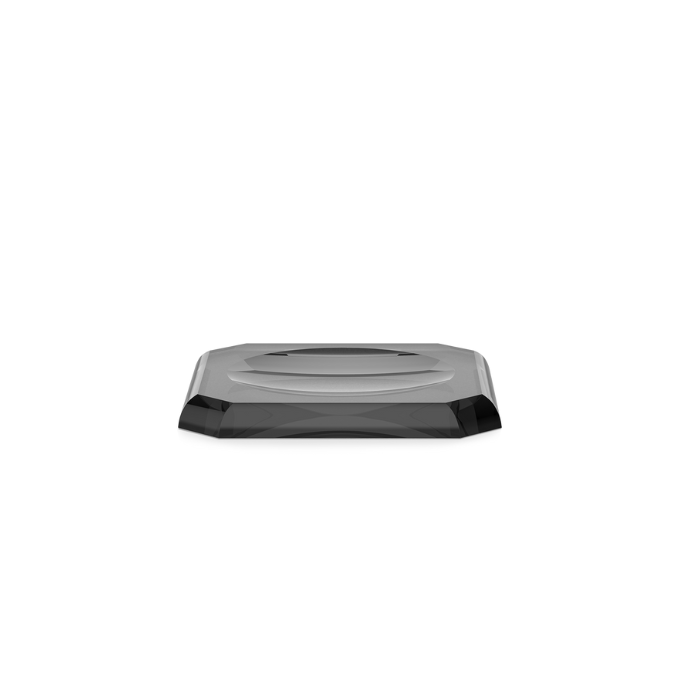 Decor Walther Crystal 0924094 KR KS schaal 23x13cm Antraciet Crystal