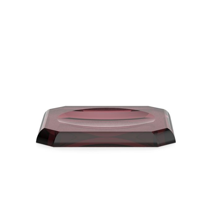 Decor Walther Crystal 0924097 KR KS schaal 23x13cm Rich Burgundy