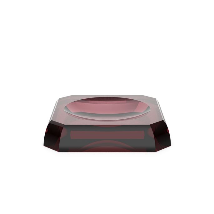 Decor Walther Crystal 0931697 KR STS zeepschaal Rich Burgundy