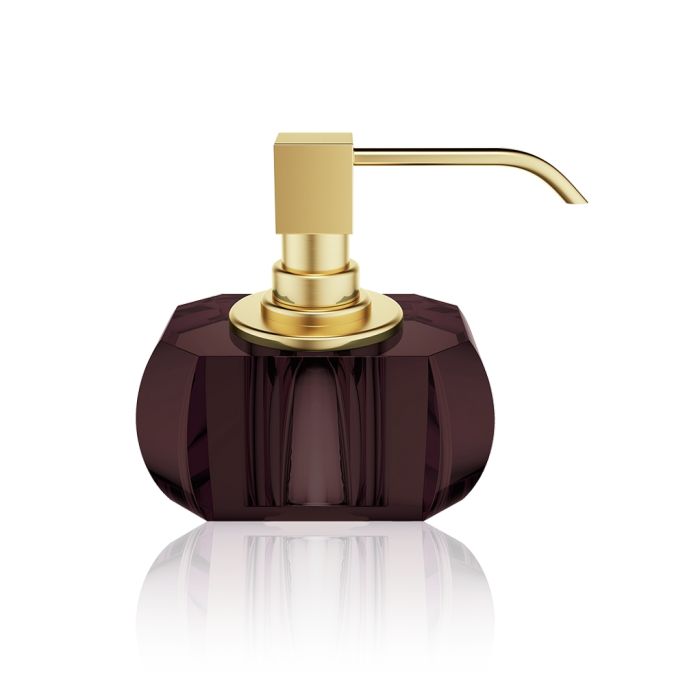 Decor Walther Crystal 0933497 KR SSP zeepdispenser (mat goud pompje) Rich Burgundy