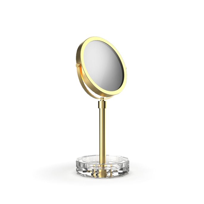 Decor Walther Crystal 0941956 KR KSA vergrootspiegel 1x en 5x clear crystal/ mat goud