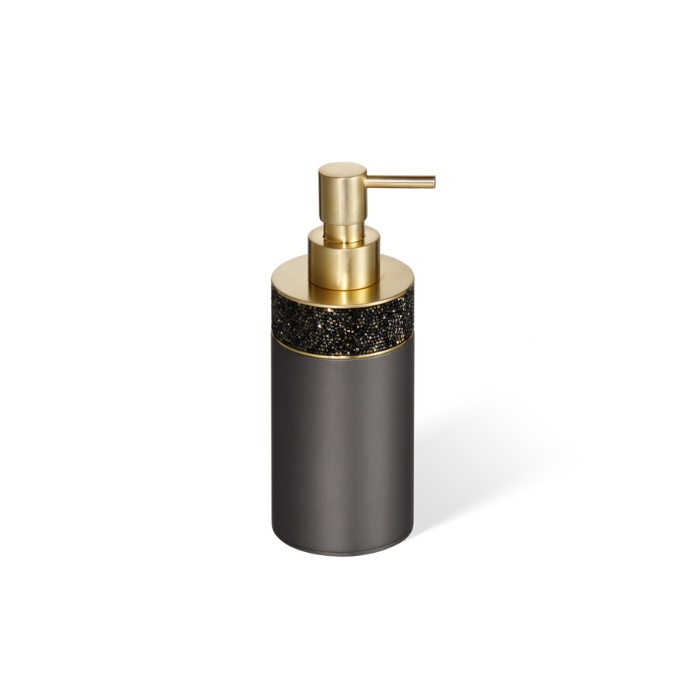 Decor Walther Rocks 0933667 ROCKS SSP 1 zeepdispenser mat donker metaal en mat goud
