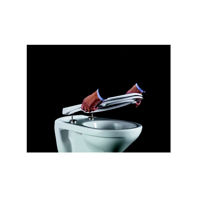 Pressalit Scandinavia PLUS 758001-D05999 toiletzitting met deksel zwart