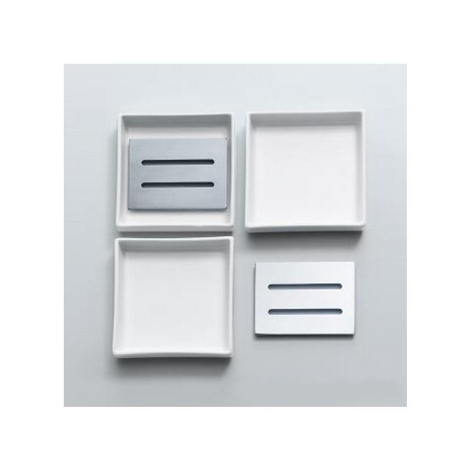 Decor Walther Porcelain 0803950 DW 616 zeepschaal 11x11cm porselein wit