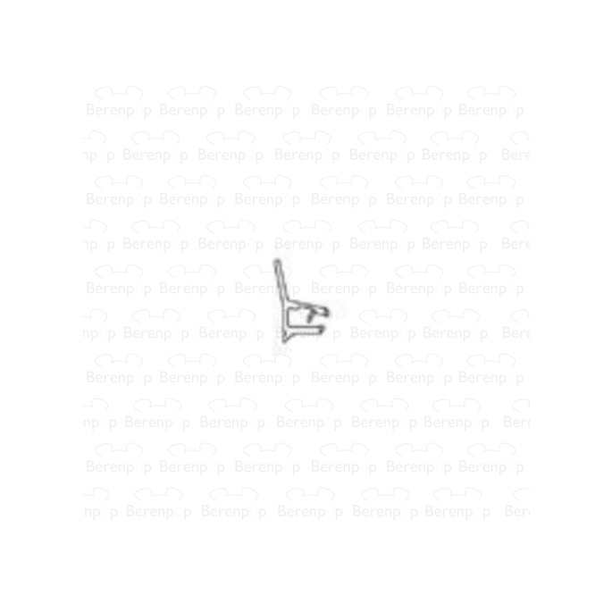 Duscholux 250484.01.003.000 afwaterprofiel gehoekt links, 61,4cm