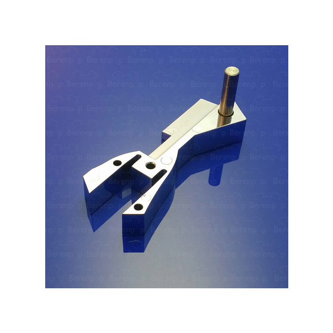 PDPlan Labyrinth scharniervoet links (zonder glasbevestiging) chroom *niet meer leverbaar*