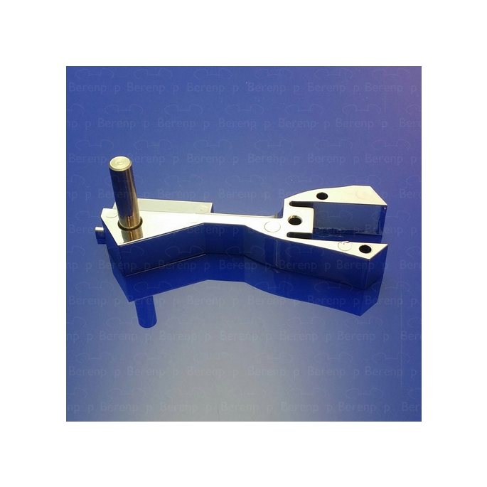 PDPlan Labyrinth scharniervoet rechts (zonder glasbevestiging) chroom *niet meer leverbaar*