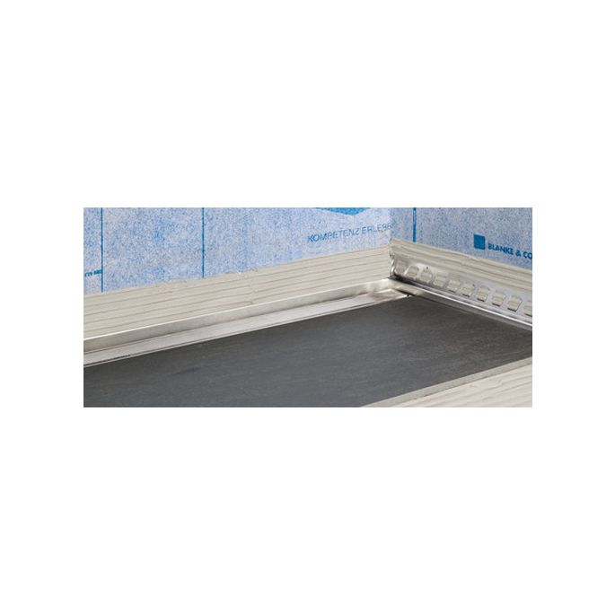 Blanke Aqua Deko 622280B24125 (8538) afsluitprofiel voor boven goot 1250x24mm RVS geborsteld