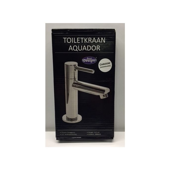 San4U 2501069 Aquador fonteinkraan staand chroom