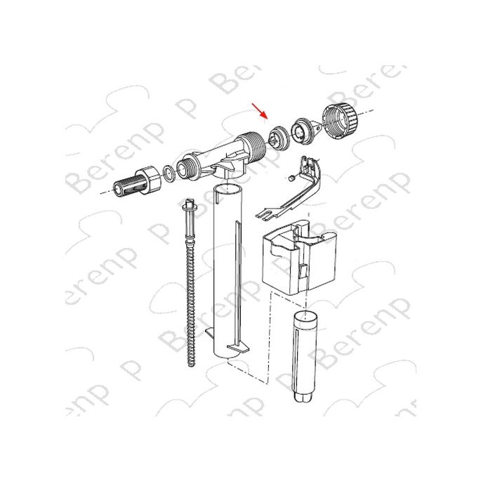 Wisa 8050800311 membraan voor vlotterkraan