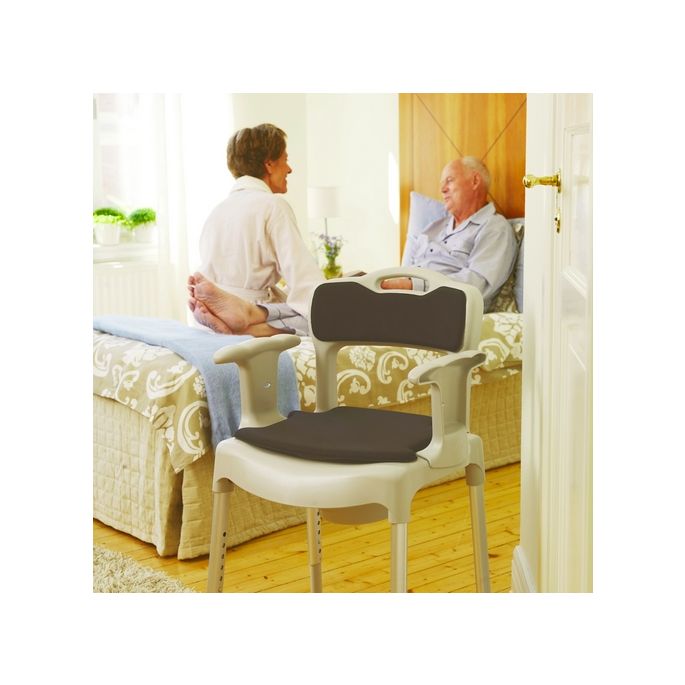 Etac Swift Commode 81702030 toiletstoel grijs