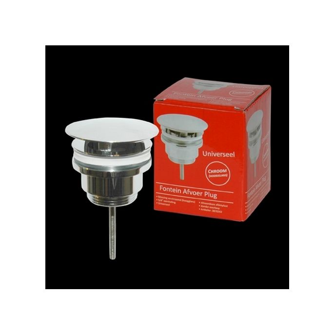 San4U 2508401 One Pack Queen (links) fonteinset wit keramiek/ chroom