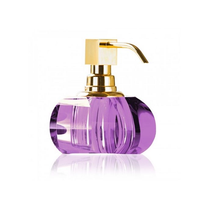 Decor Walther Crystal 0924480 KR SSP zeepdispenser (goud pompje) Violet Crystal