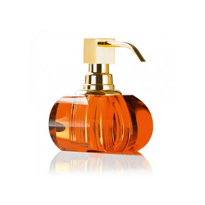 Decor Walther Crystal 0924481 KR SSP zeepdispenser (goud pompje) Amber Crystal