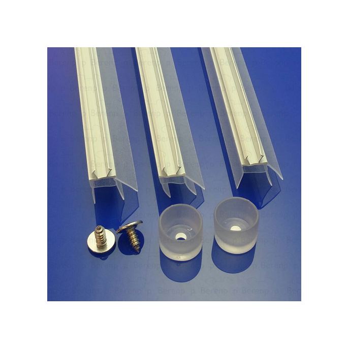 Provex Point - Classic 1207SA00F afwateringsstrip 16mm hoog, transparant