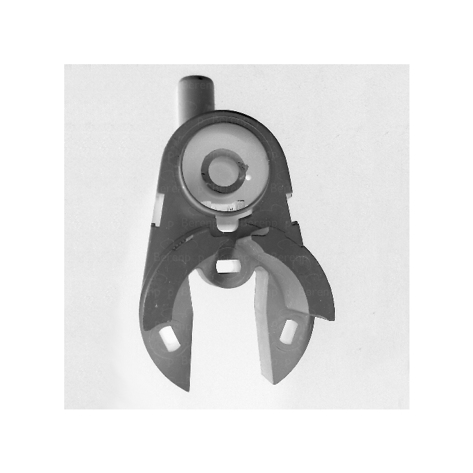 PDPlan Cristal scharniervoet (zonder tubobus) rechts, chroom *niet meer leverbaar*