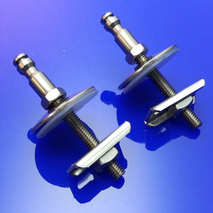 Duravit ME by Starck - P3 Comforts 0020081000 scharnierset voor toiletzitting ME by Starck 002009 / ME by Starck Compact 002019 en P3 Comforts 002039