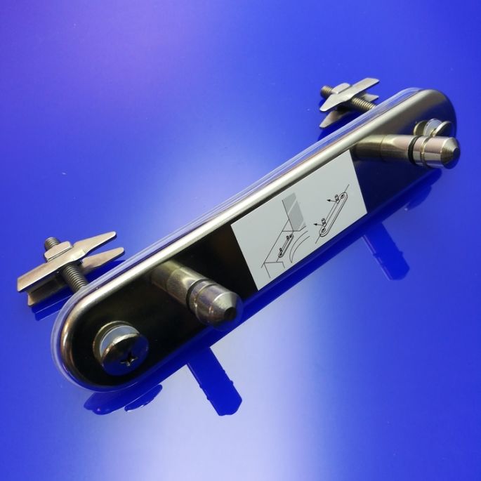 Duravit Starck 1 1003361000 scharnierset voor toiletzitting Starck 1 006588