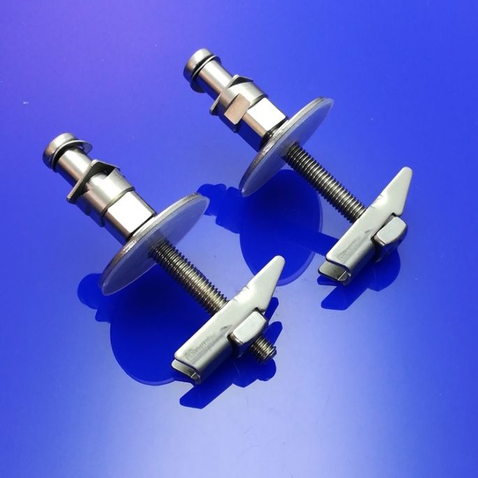 Duravit Vero 1004040000 scharnierset en softclose cilinder voor toiletzitting Vero 006769